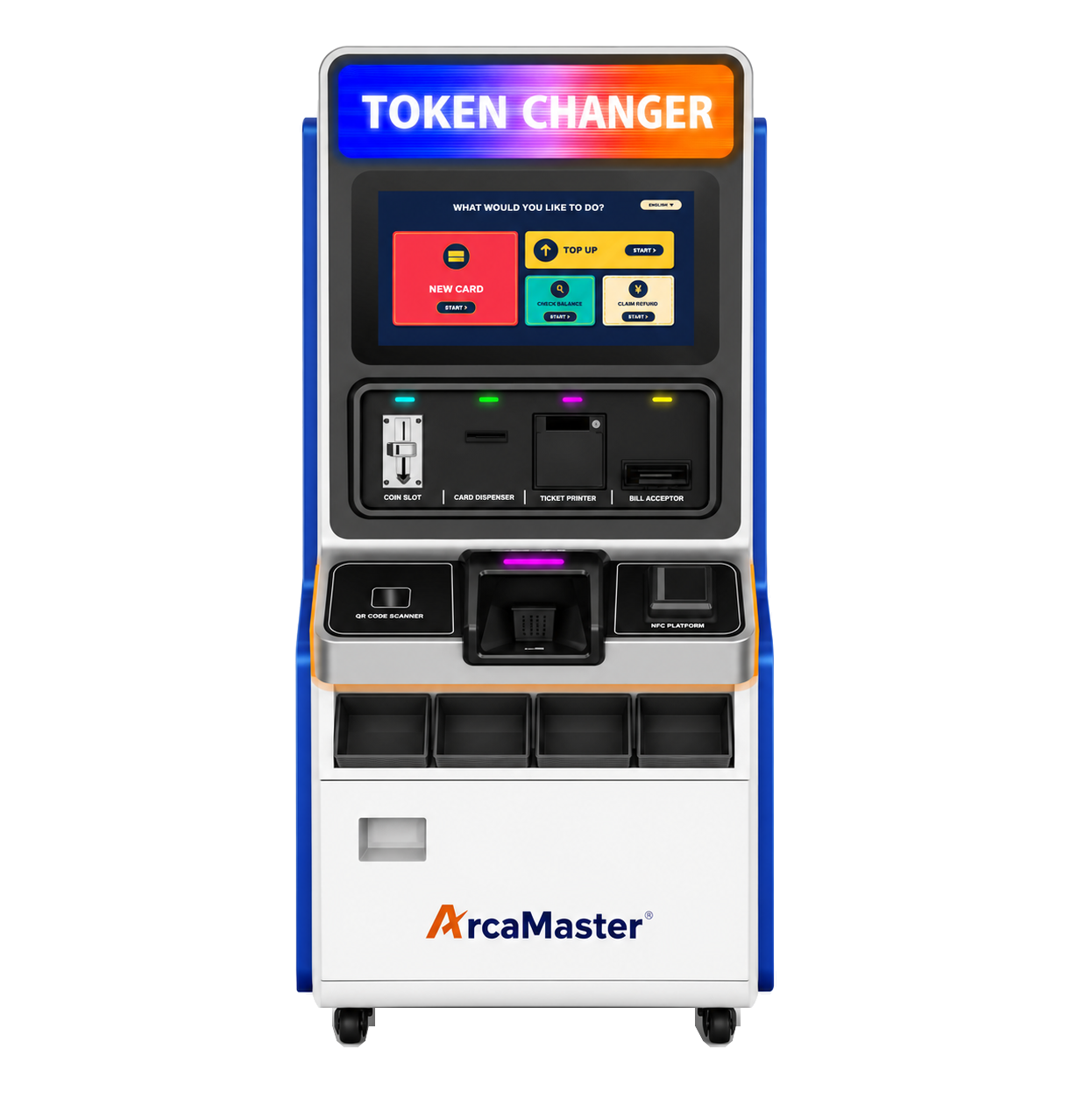 iMaster K5T token changer front view
